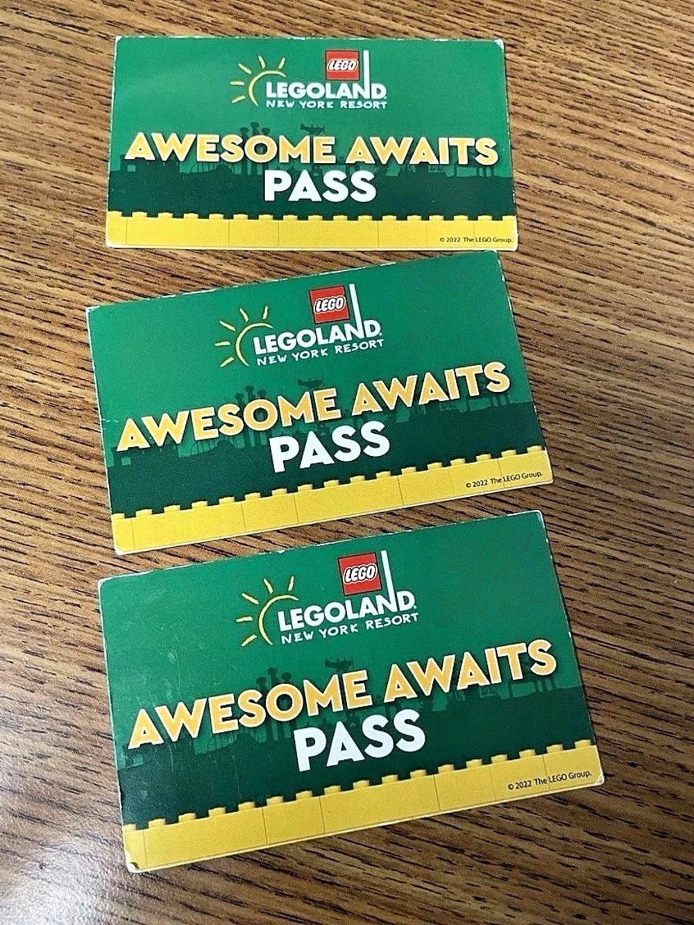 3 LEGOLAND New York Awesome Awaits Fast Pass Priority Ride Passes No Expiration